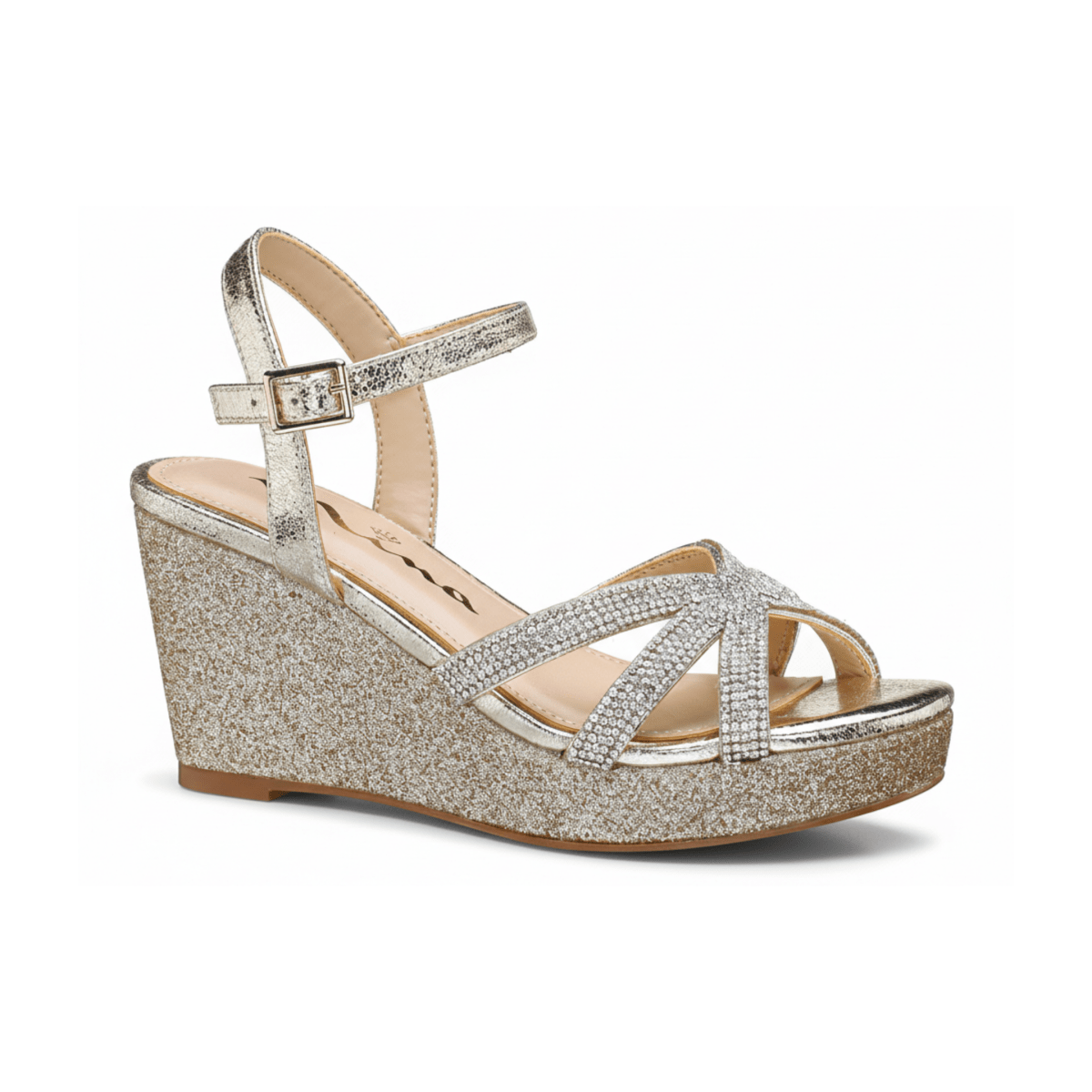 Nina Girls Dalary Light Gold Glitter