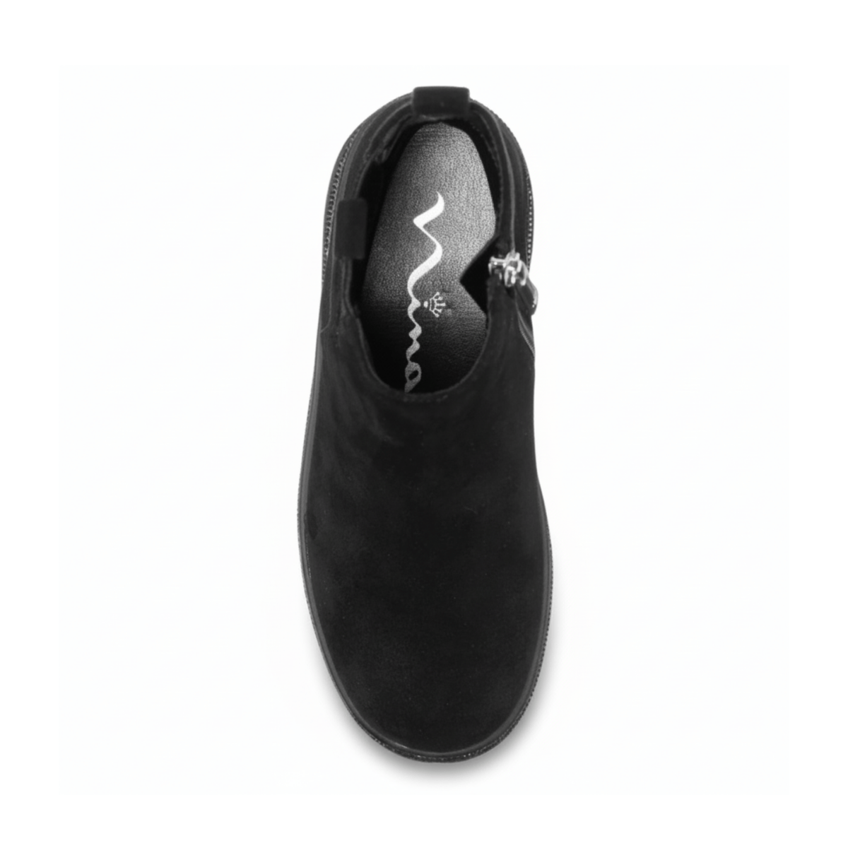 Nina Girls Evan Black Microsuede/Glitter