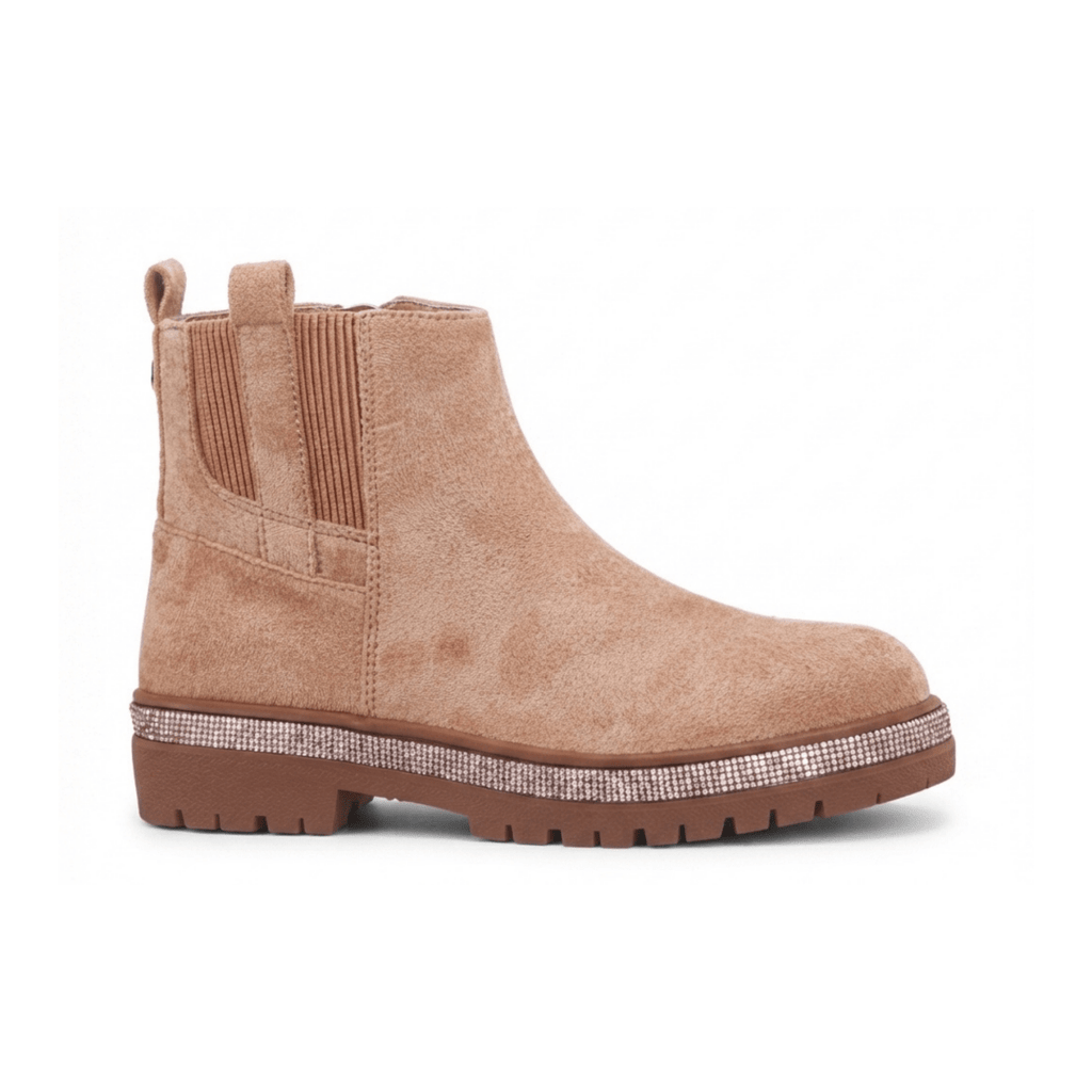 Nina Girls Evan Tan Microsuede/Glitter