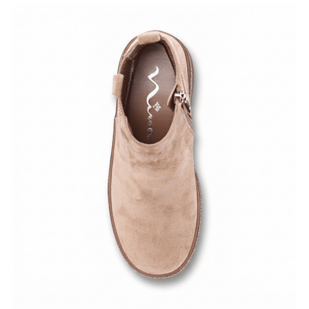 Nina Girls Evan Tan Microsuede/Glitter