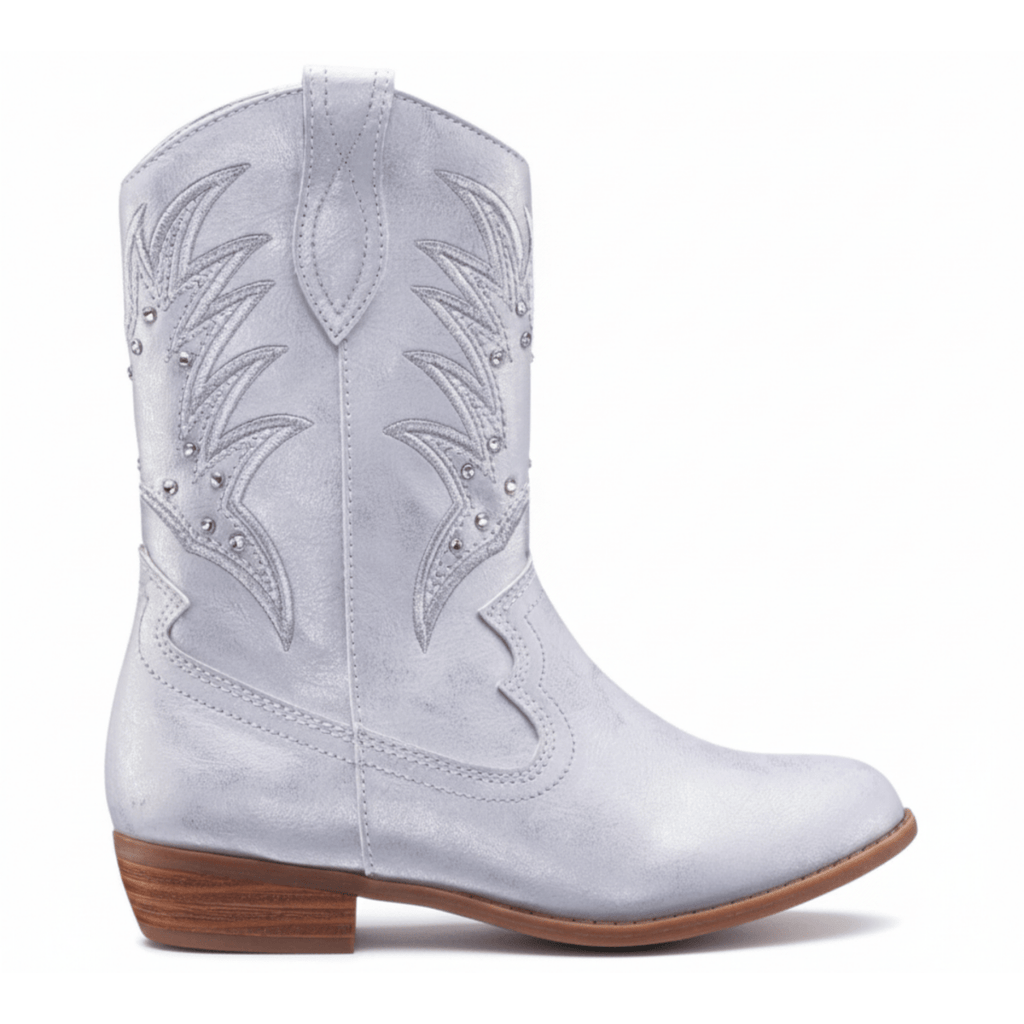 Nina Girls Fillan Silver Metallic