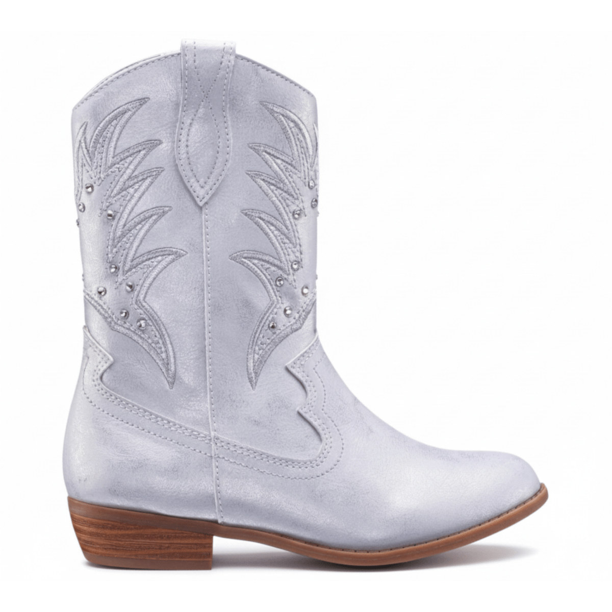 Nina Girls Fillan Silver Metallic