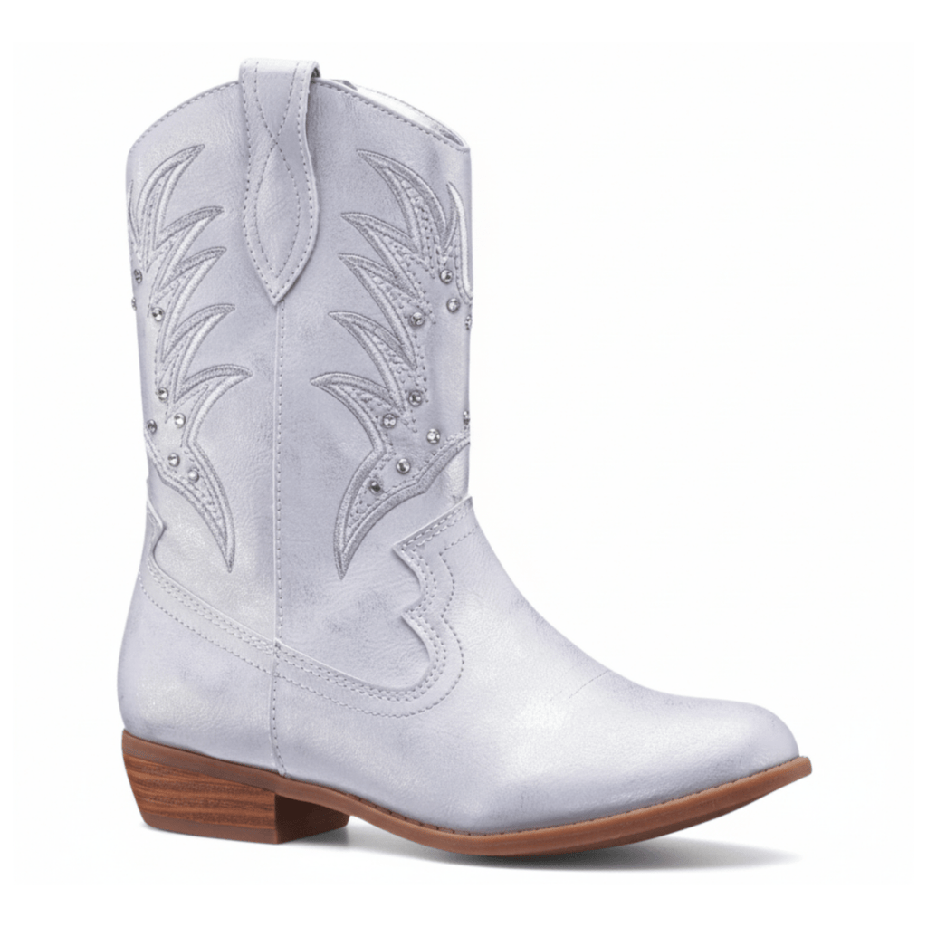 Nina Girls Fillan Silver Metallic