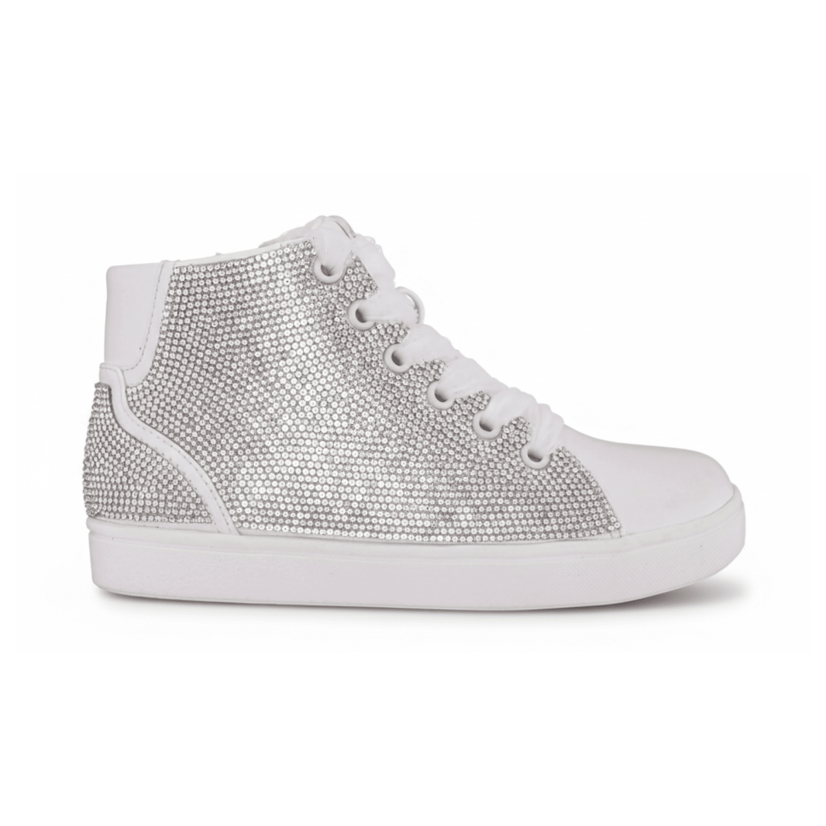 Nina Girls Kula White/Rhinestones