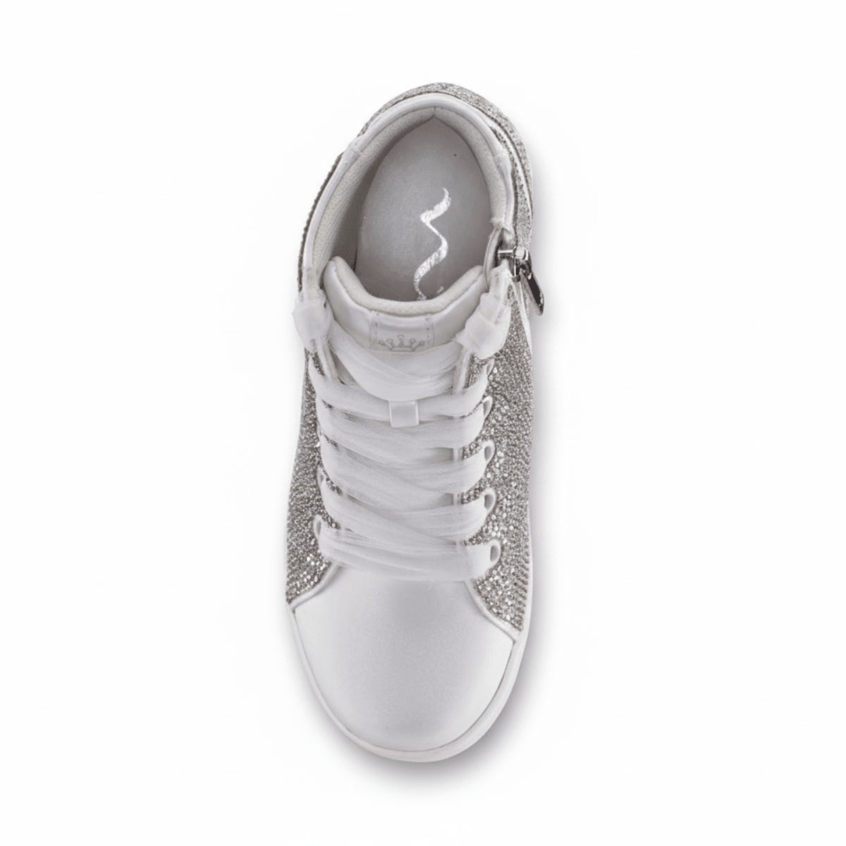Nina Girls Kula White/Rhinestones