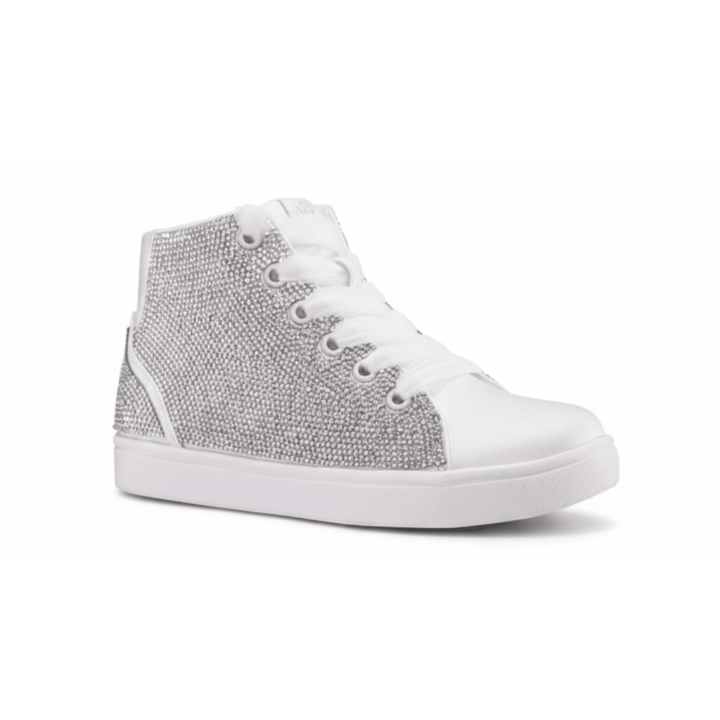 Nina Girls Kula White/Rhinestones