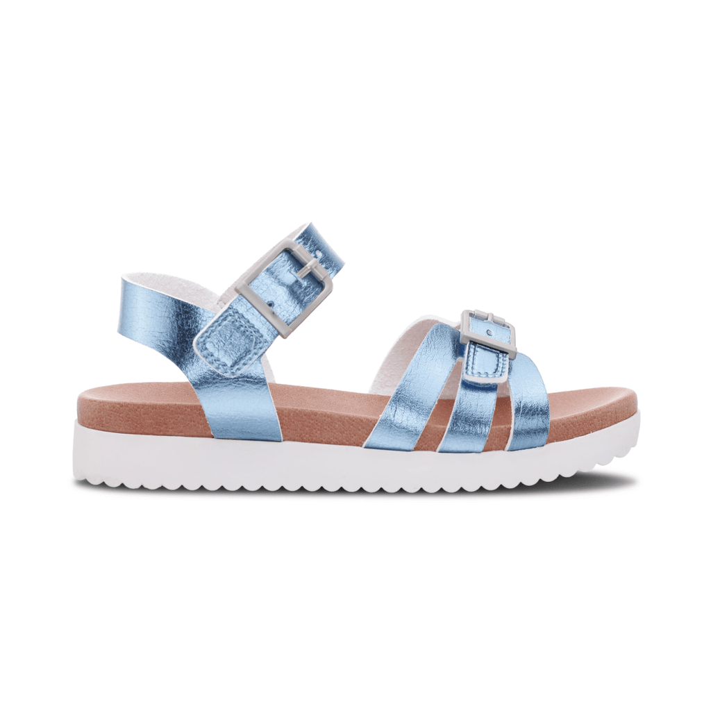 Nina Girls Lacey Blue Metallic
