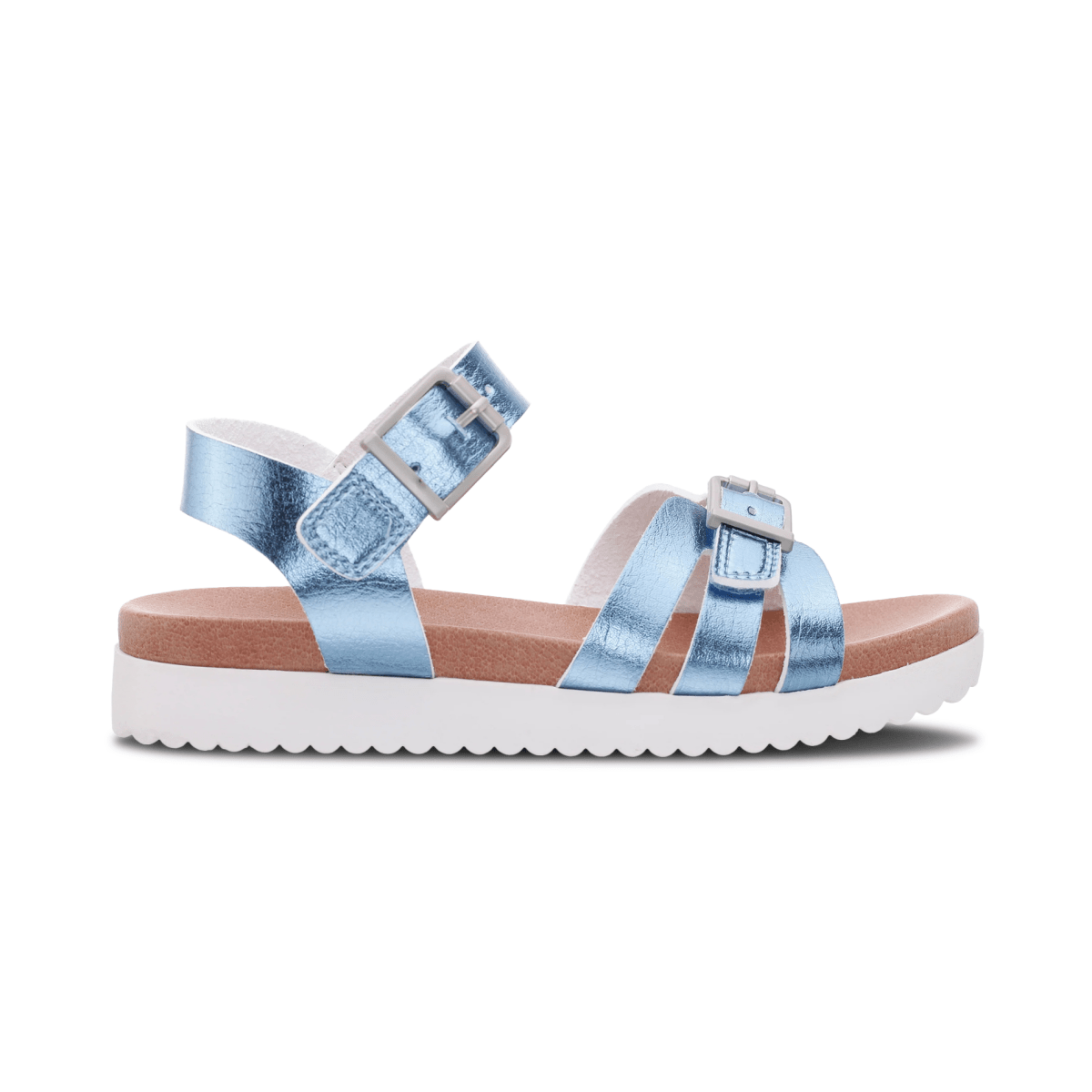 Nina Girls Lacey Blue Metallic