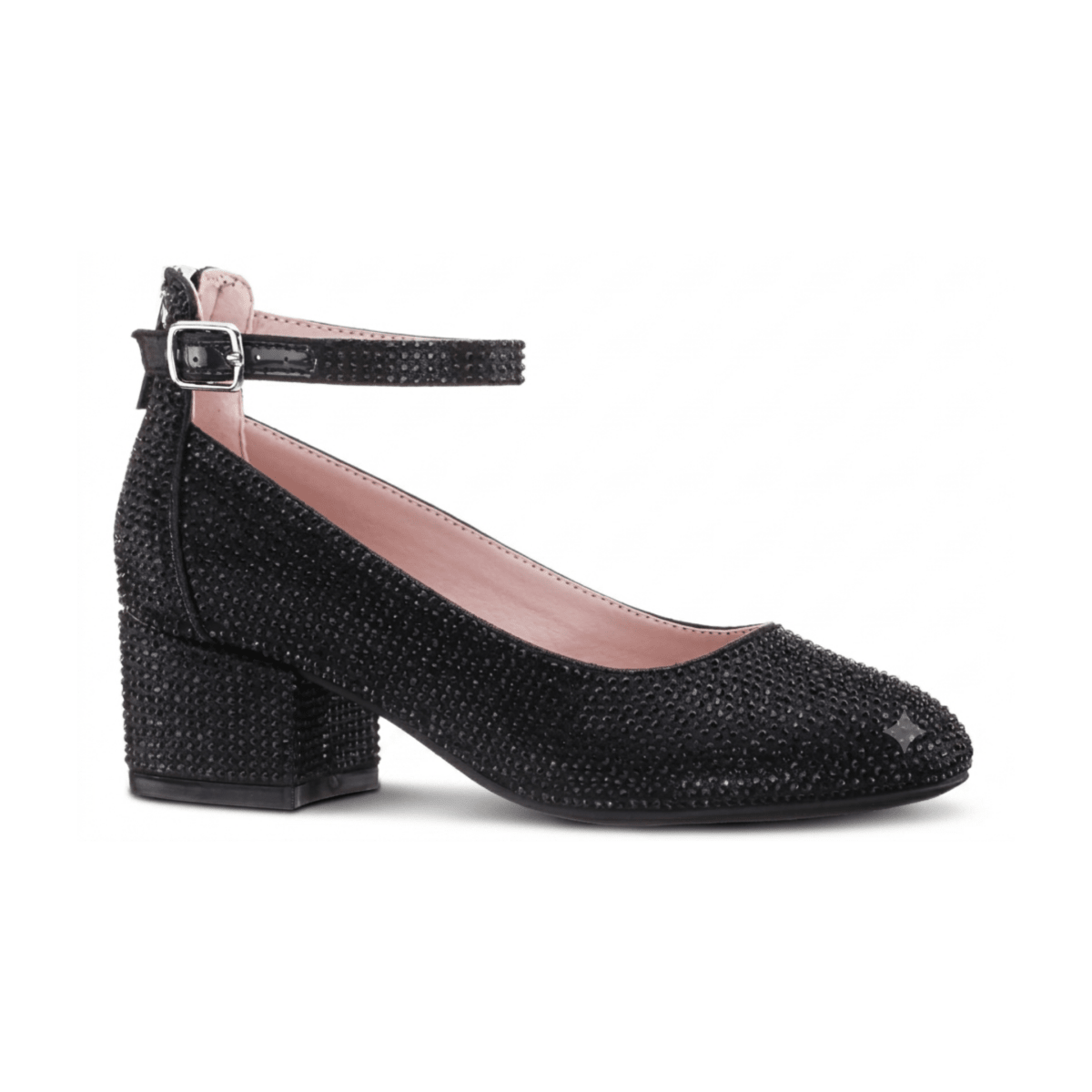 Nina Girls Lennie 2 Black Rhinestones