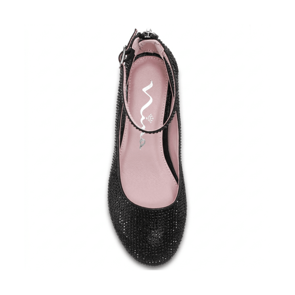 Nina Girls Lennie 2 Black Rhinestones