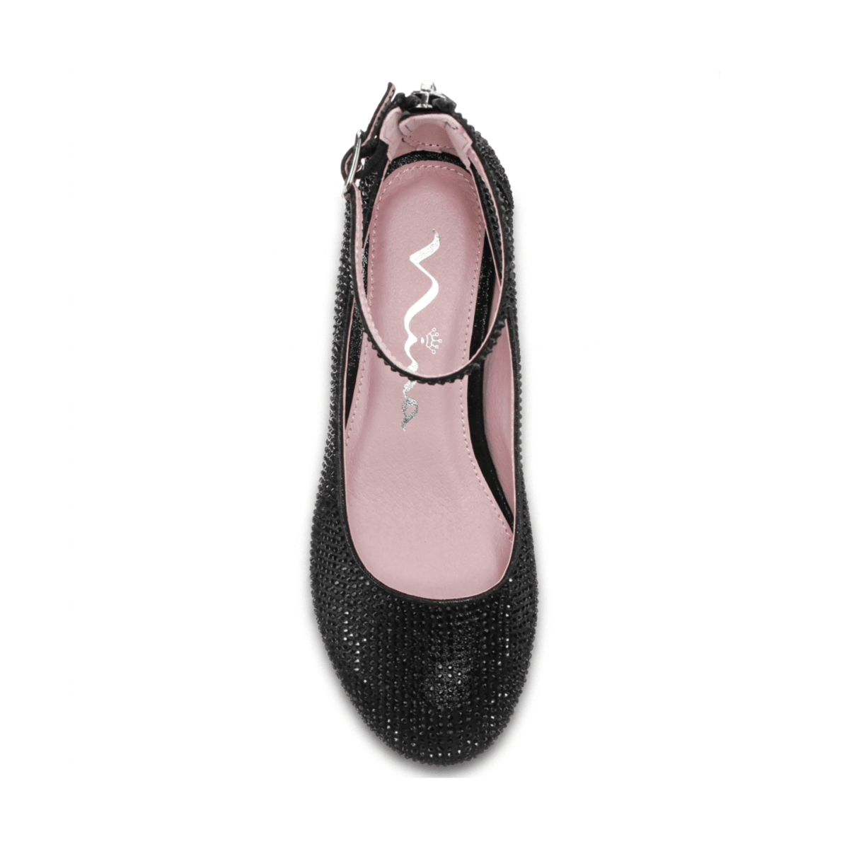 Nina Girls Lennie 2 Black Rhinestones