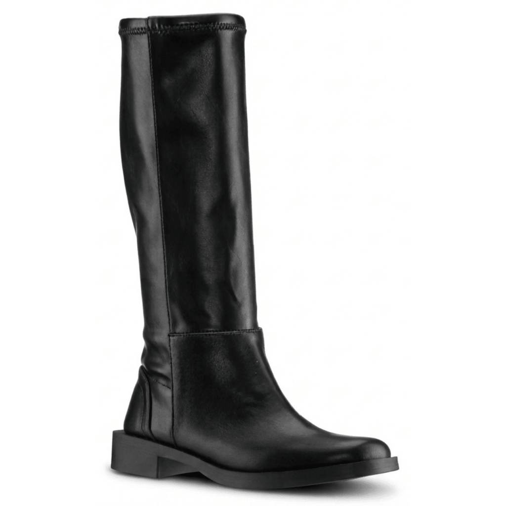 Nina Girls Lesee Black Smooth Stretch