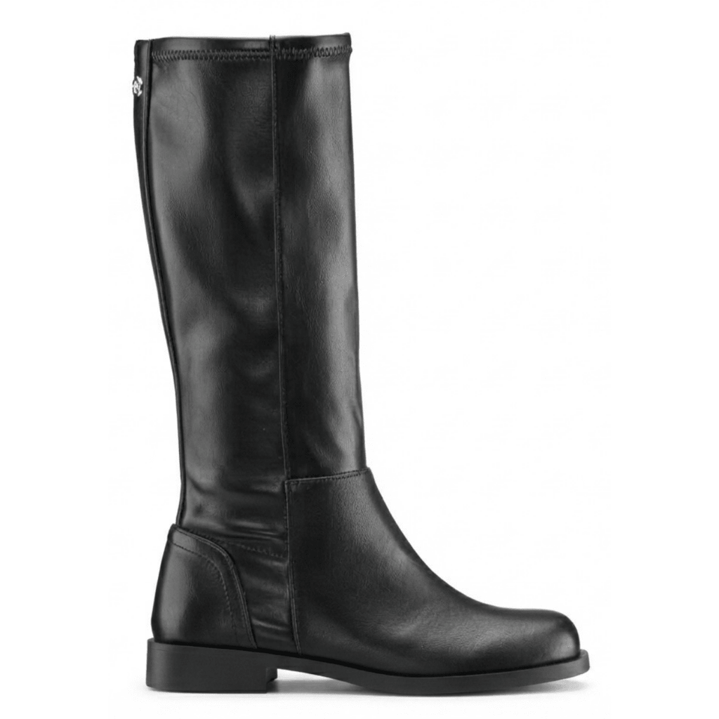 Nina Girls Lesee Black Smooth Stretch