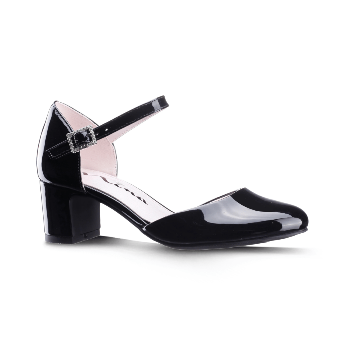 Nina Girls Macey Black Patent