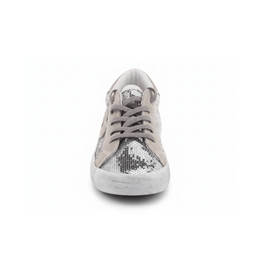 Nina Girls Madelina Silver Sequins