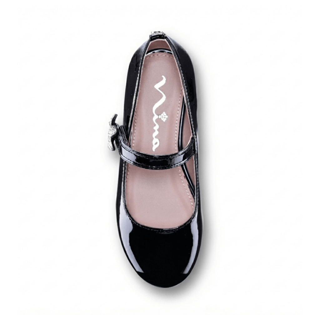 Nina Girls Meryl Black Patent