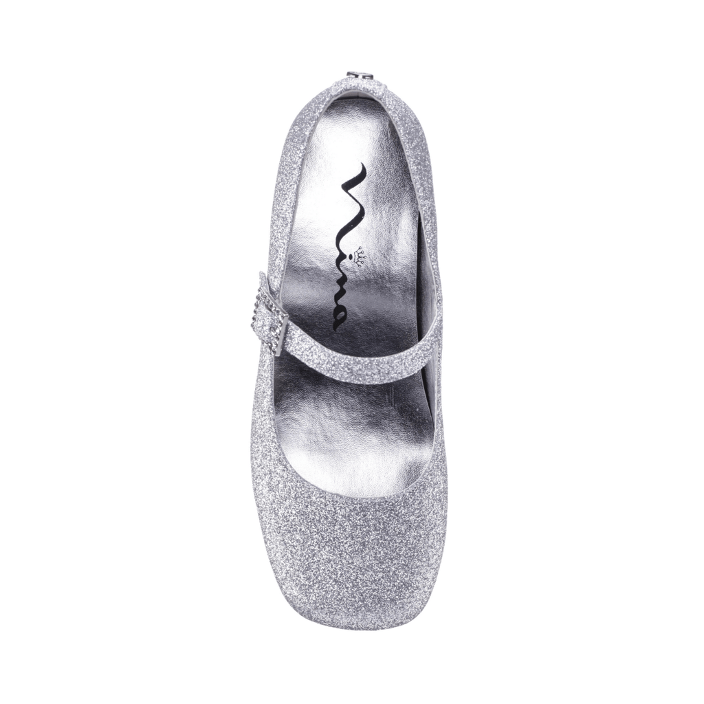 Nina Girls Mila Silver Glitter
