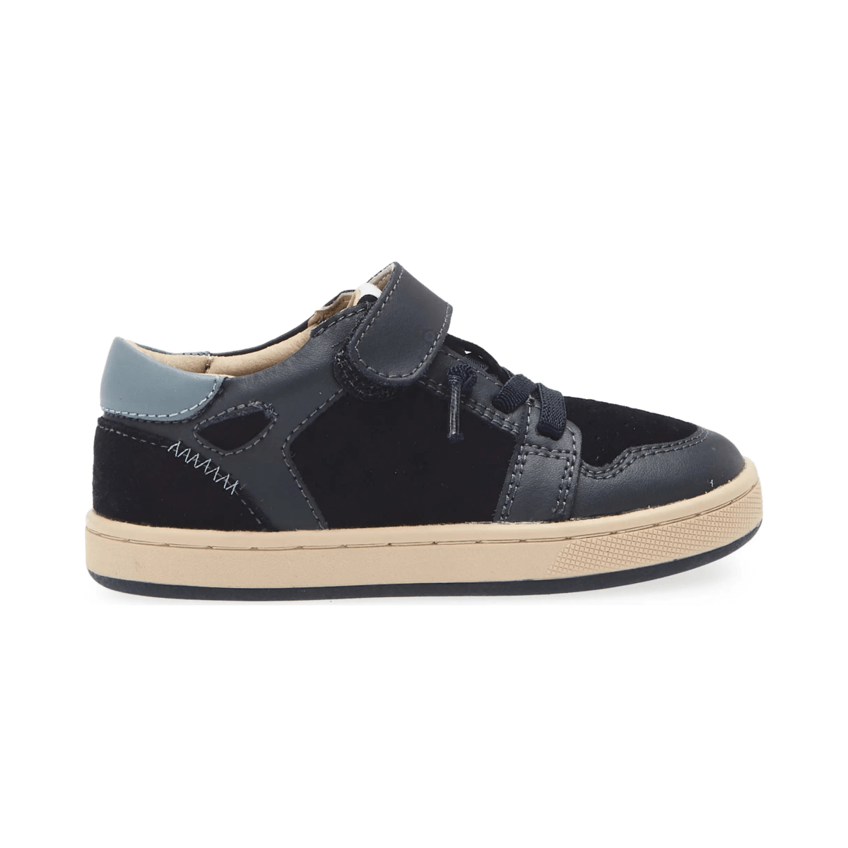Old Soles Boys City Trainer Navy/Indigo Leather
