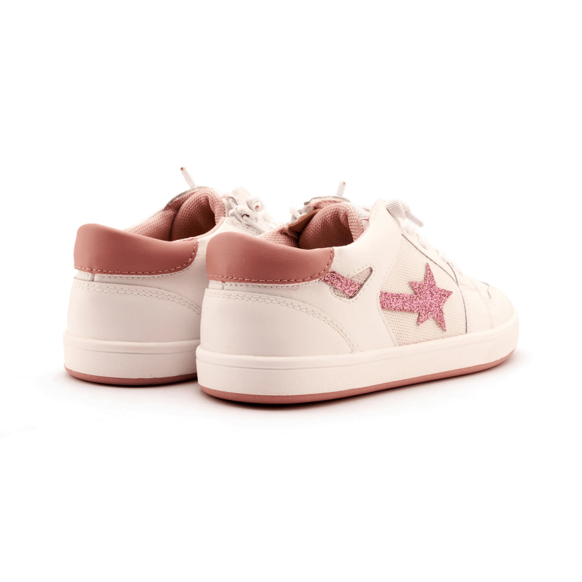 Old Soles Kids Star Runner Snow/Glam Pink/Kiss/Light Pink