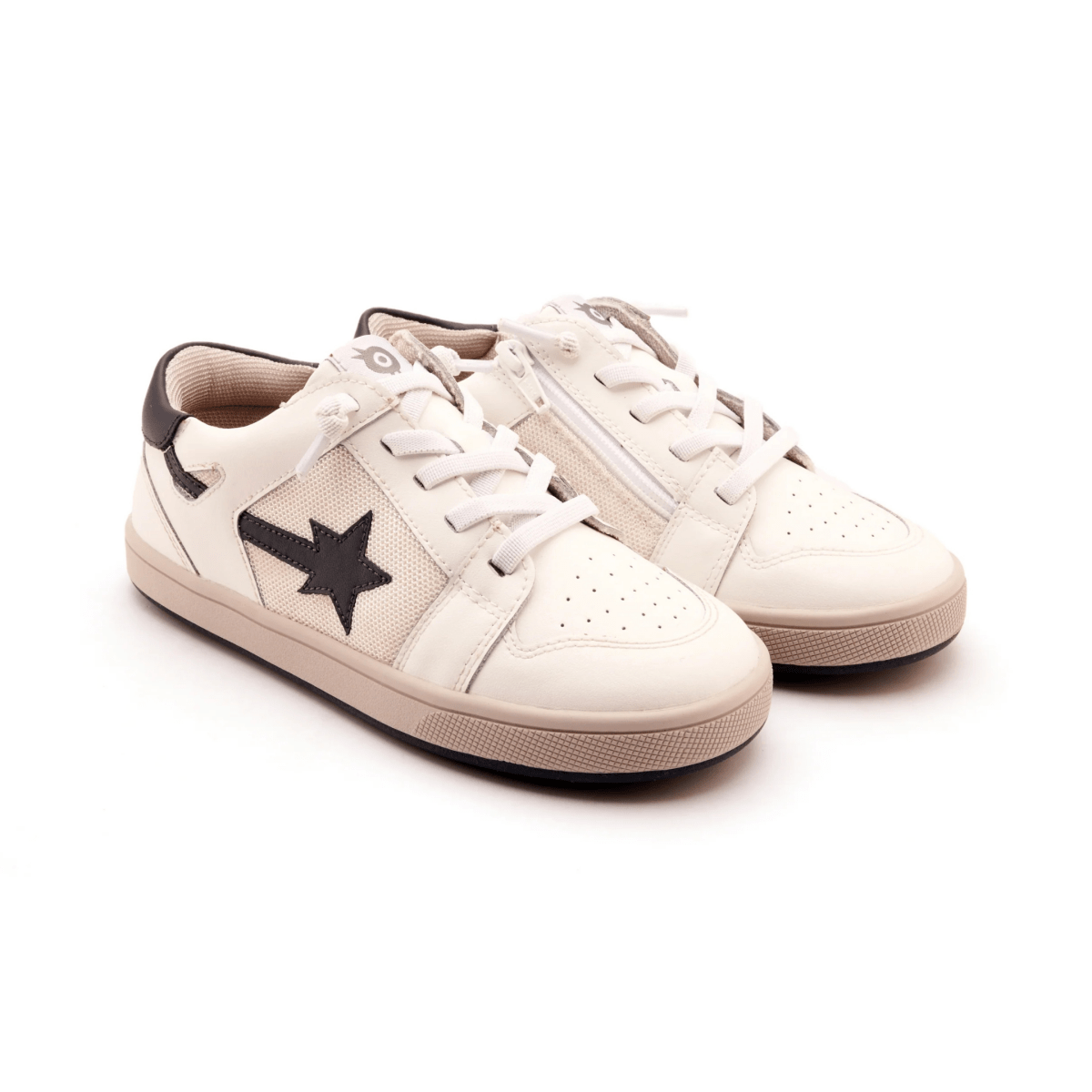 Old Soles Kids Star Runner Snow/Navy/Gris