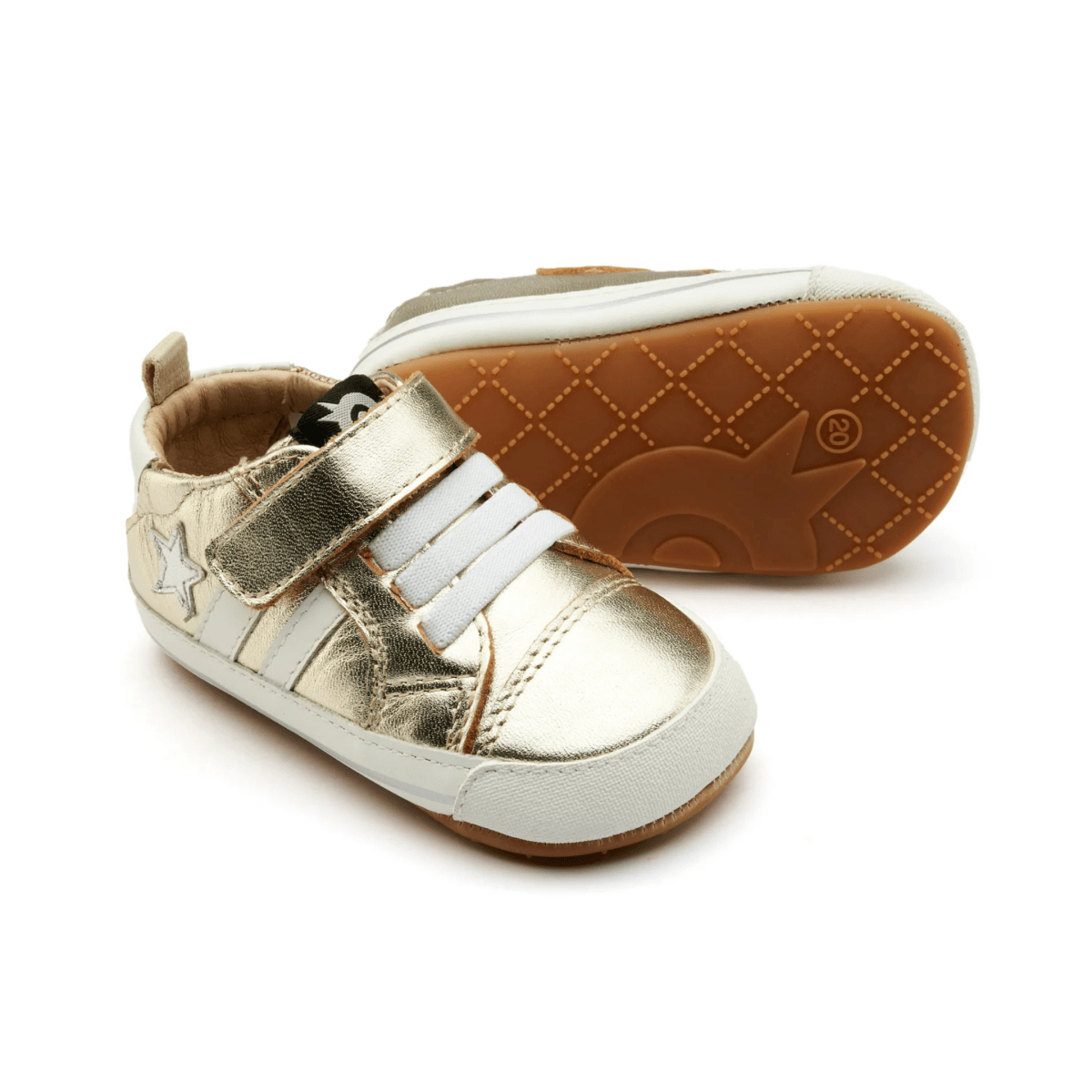 Old Soles Toddlers WOS Baby Gold/Snow/Silver