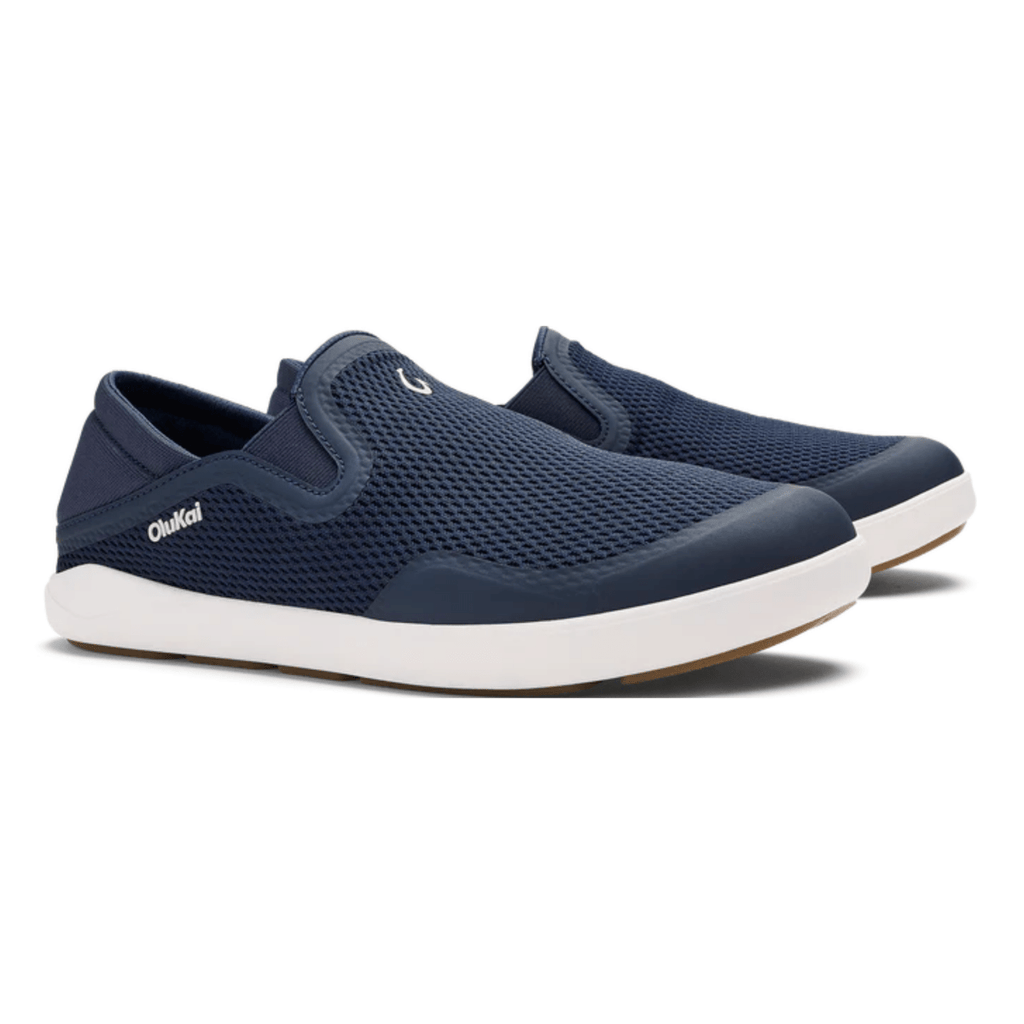 OluKai Men's Moku Slip-On Trench Blue