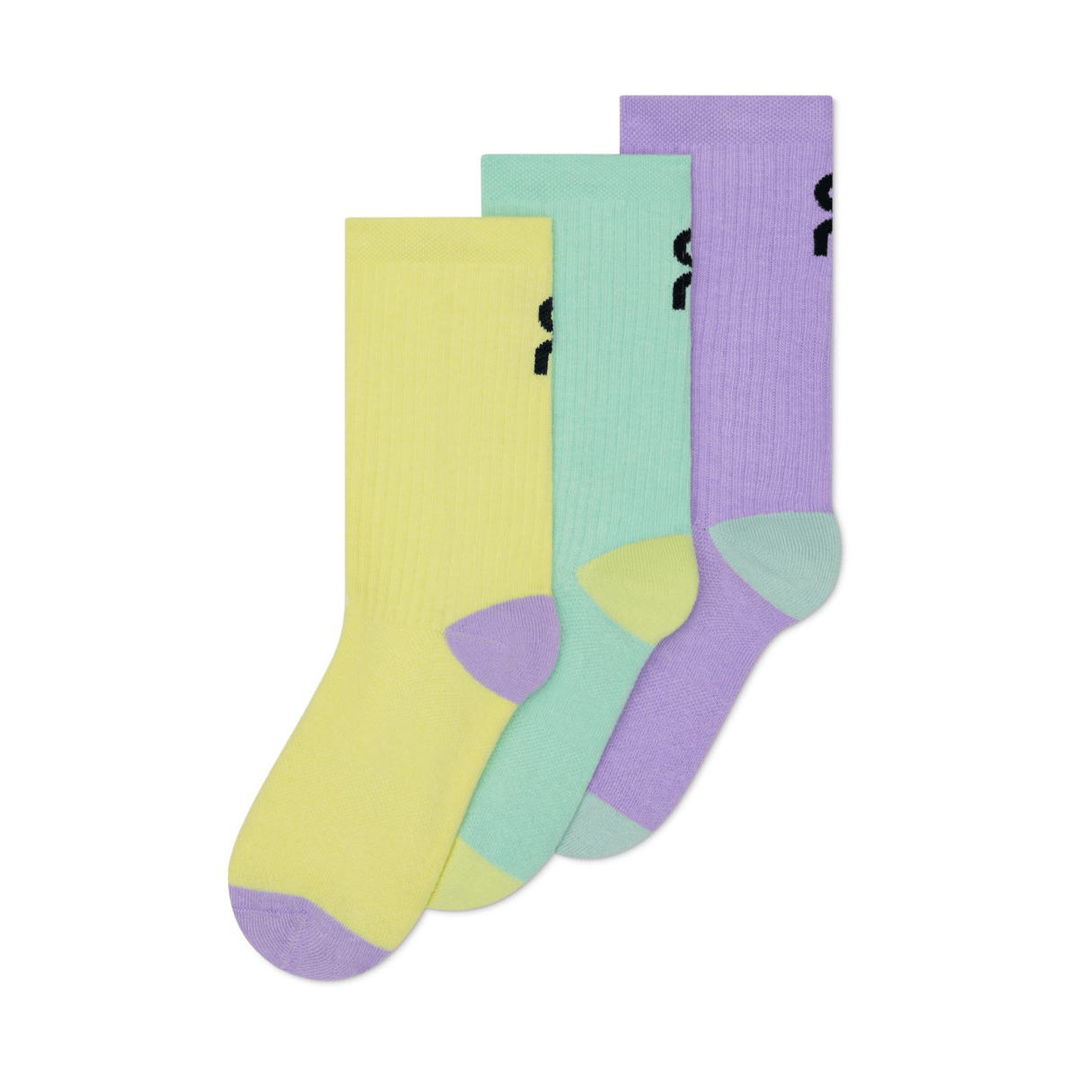 On Running Kids Bloom High 3-Pack Socks Multi