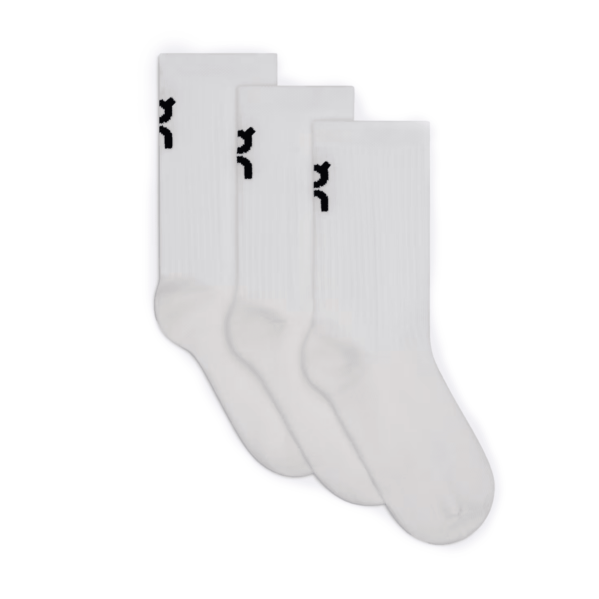 On Running Kids Bloom High 3-Pack Socks White