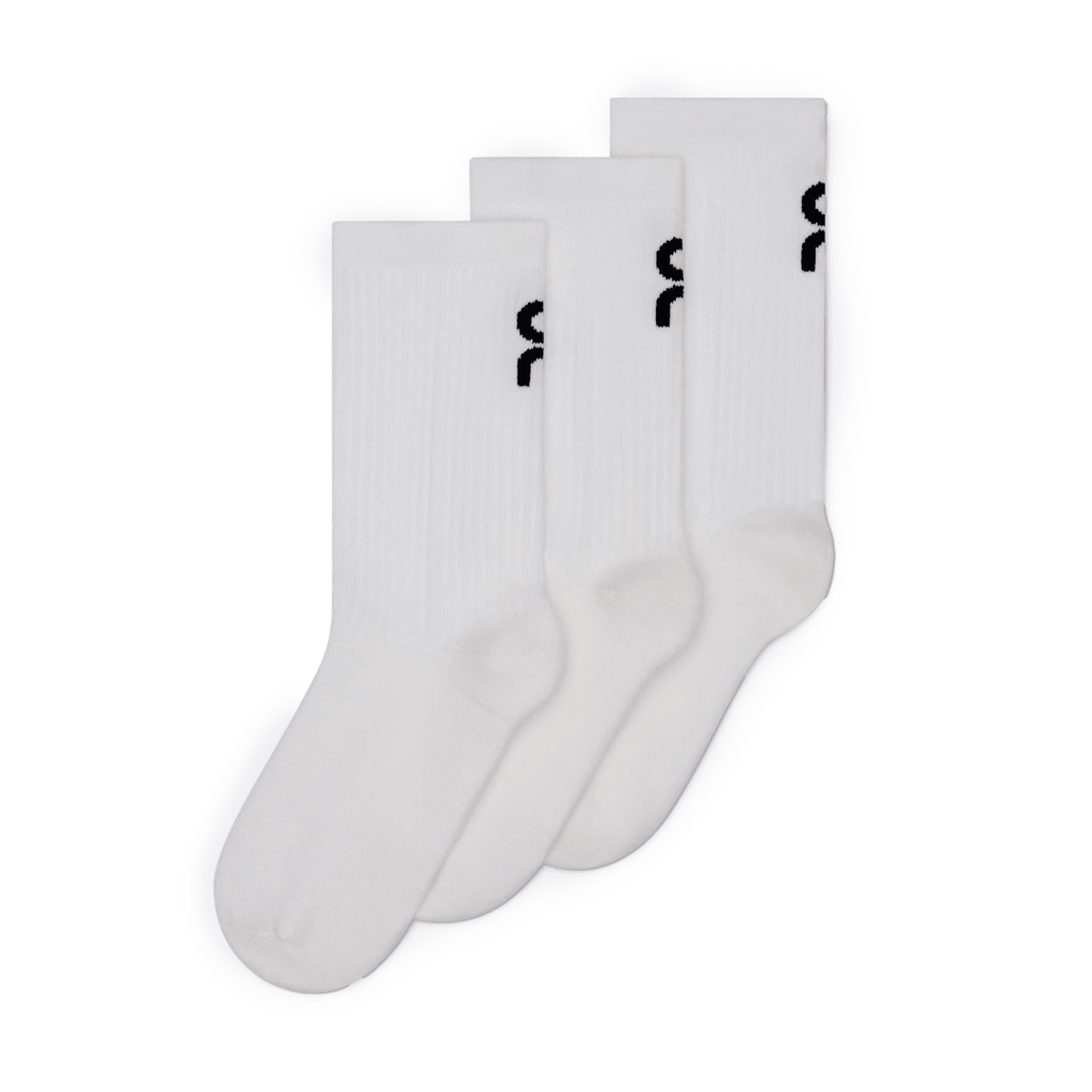 On Running Kids Bloom High 3-Pack Socks White