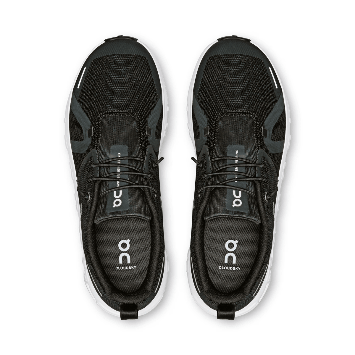 On Running Kids (Grade School) Cloud Sky 2 Black/White