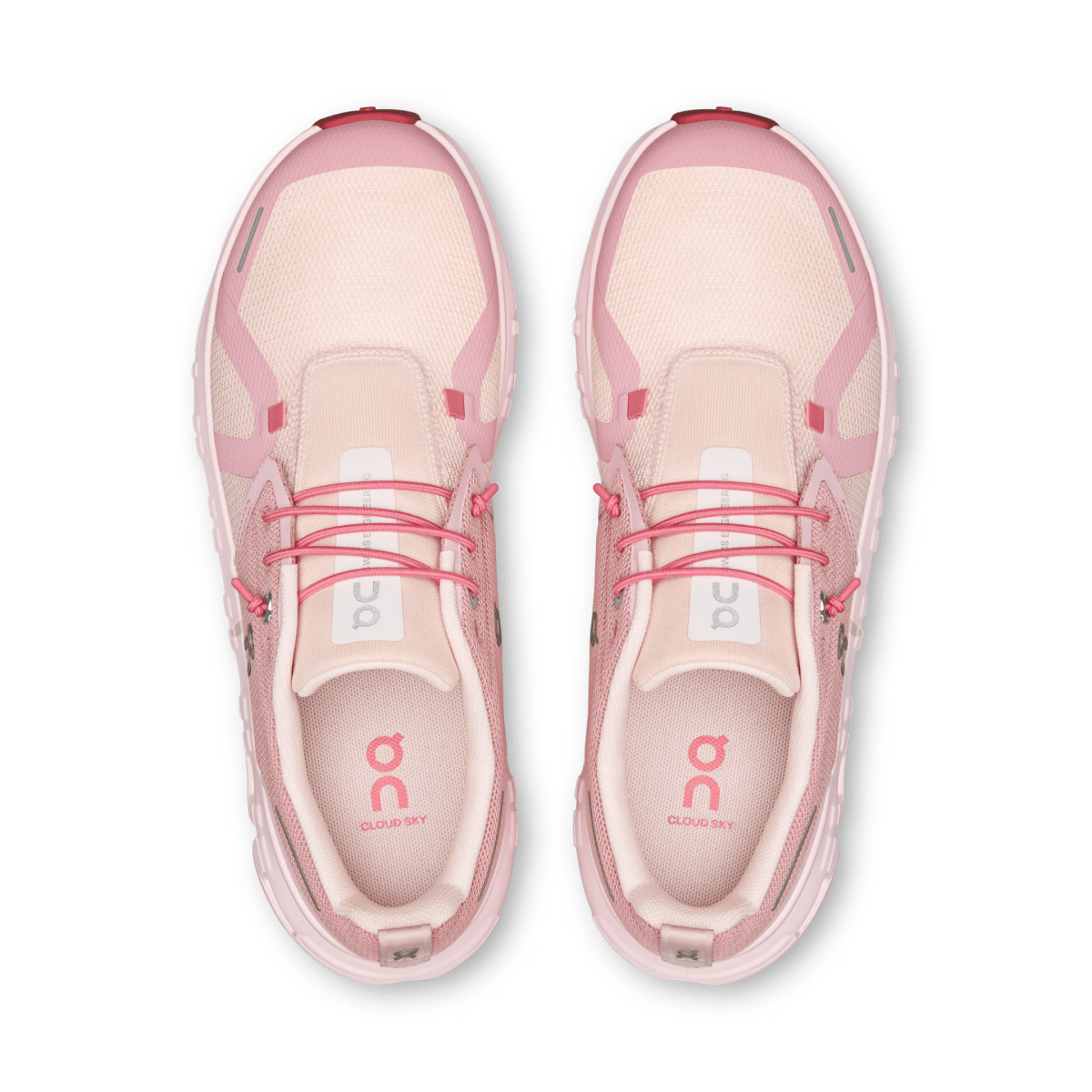 On Running Kids (Grade School) Cloud Sky 2 Zephyr/Camellia Pink