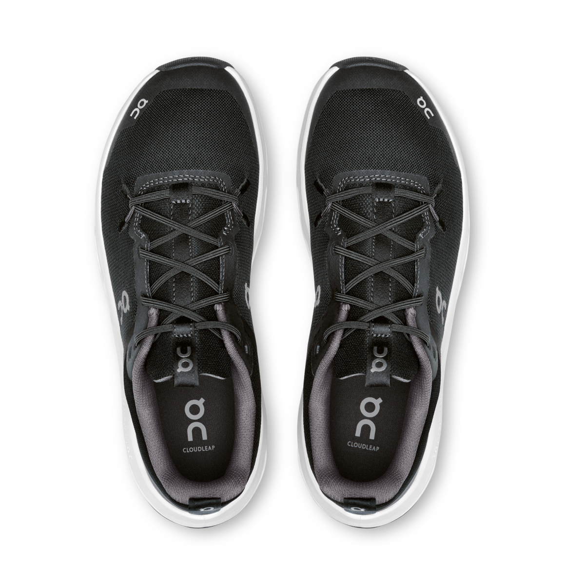 On Running Kids (Grade School) Cloudleap Black/White
