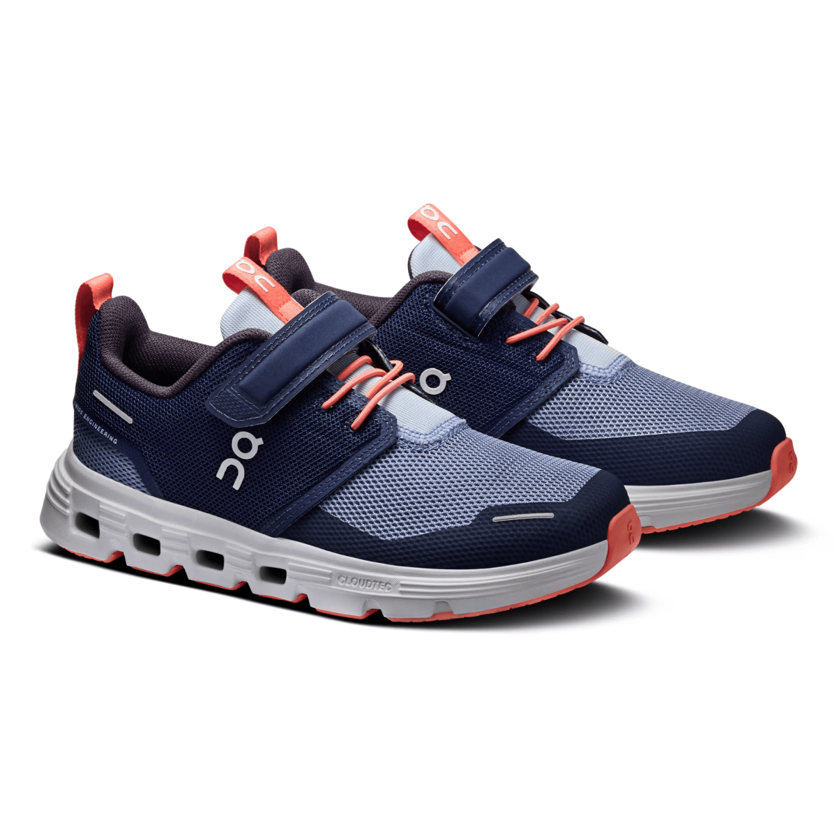 On Running Kids (Preschool) Cloud Play 2 Navy/Nectarine