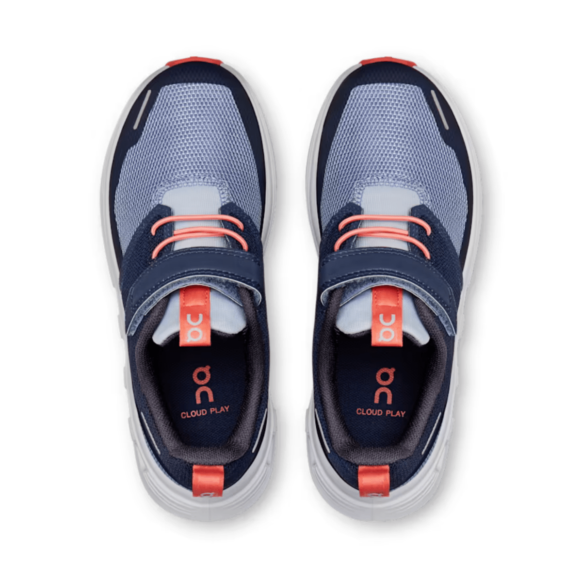 On Running Kids (Preschool) Cloud Play 2 Navy/Nectarine