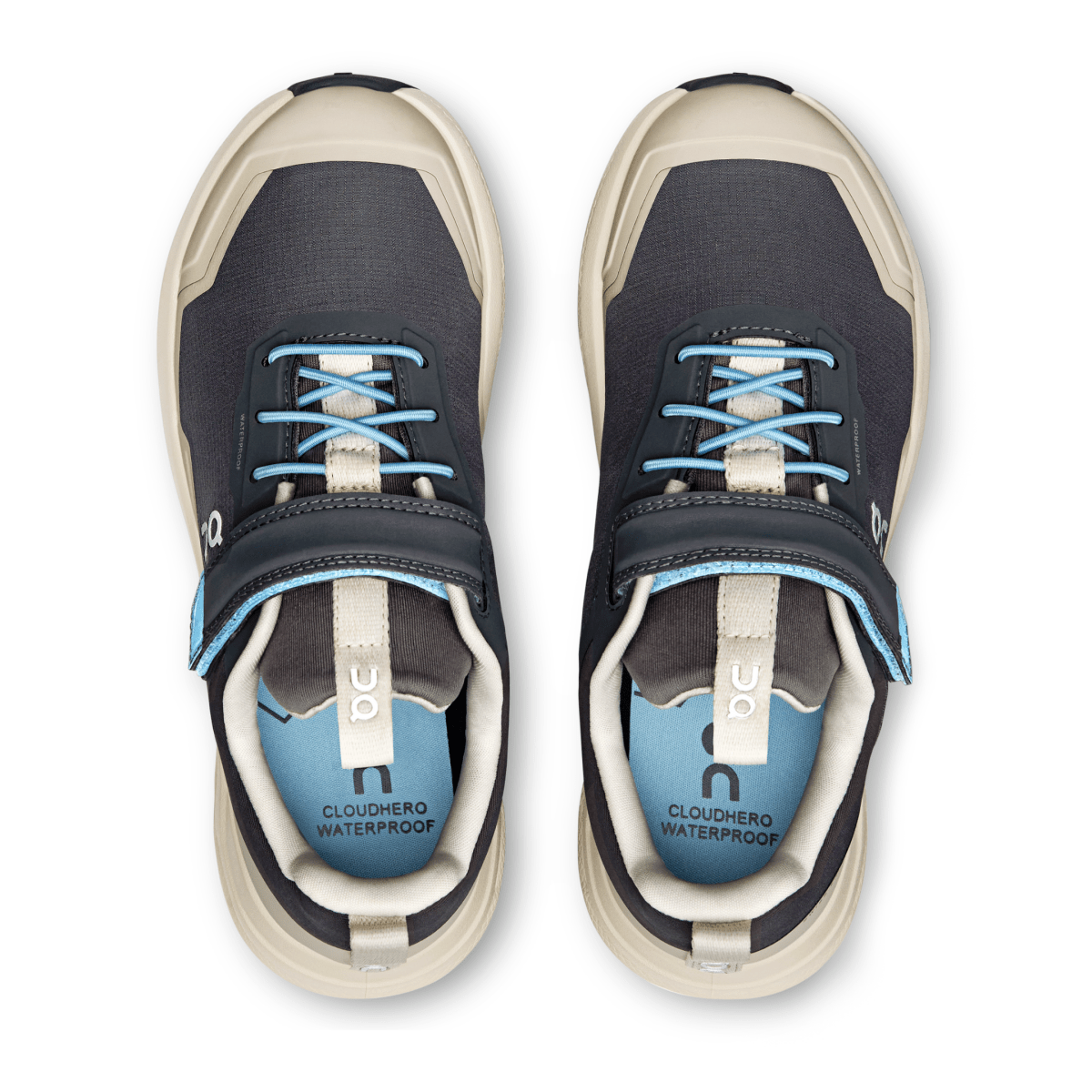 On Running Kids (Preschool) Cloudhero Waterproof Eclipse/Pearl