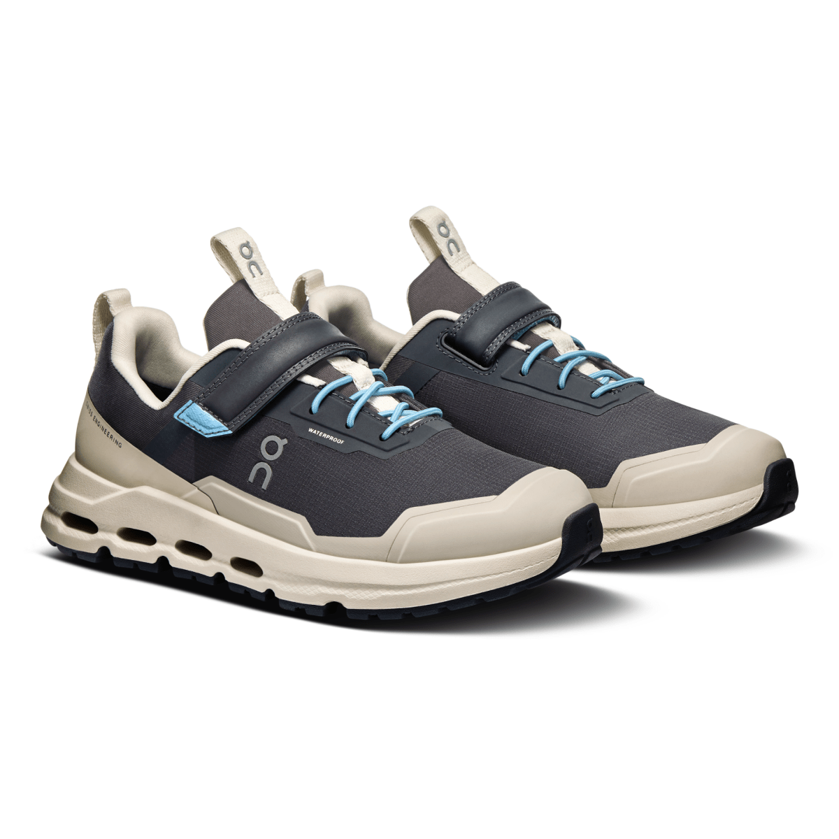On Running Kids (Preschool) Cloudhero Waterproof Eclipse/Pearl
