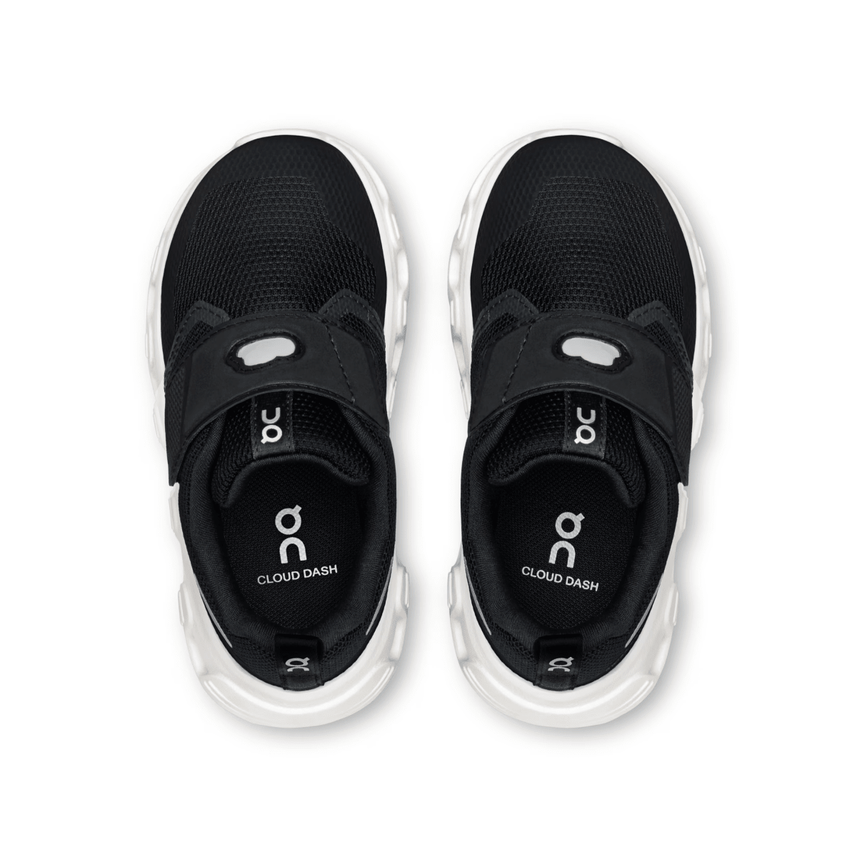 On Running Toddlers Cloud Dash Black/White