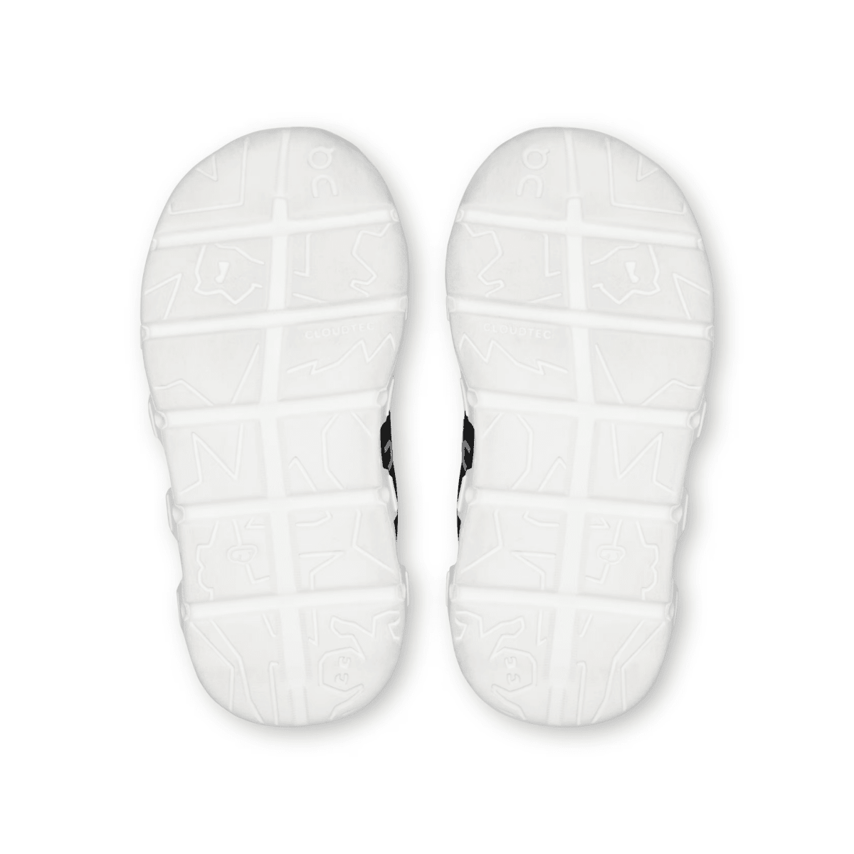 On Running Toddlers Cloud Dash Black/White