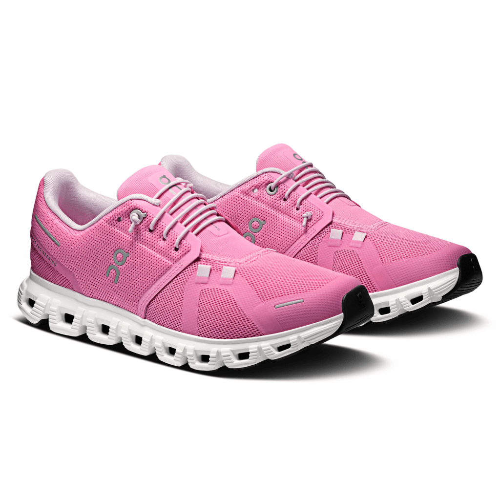 On Running Women's Cloud 6 Raspberry/White