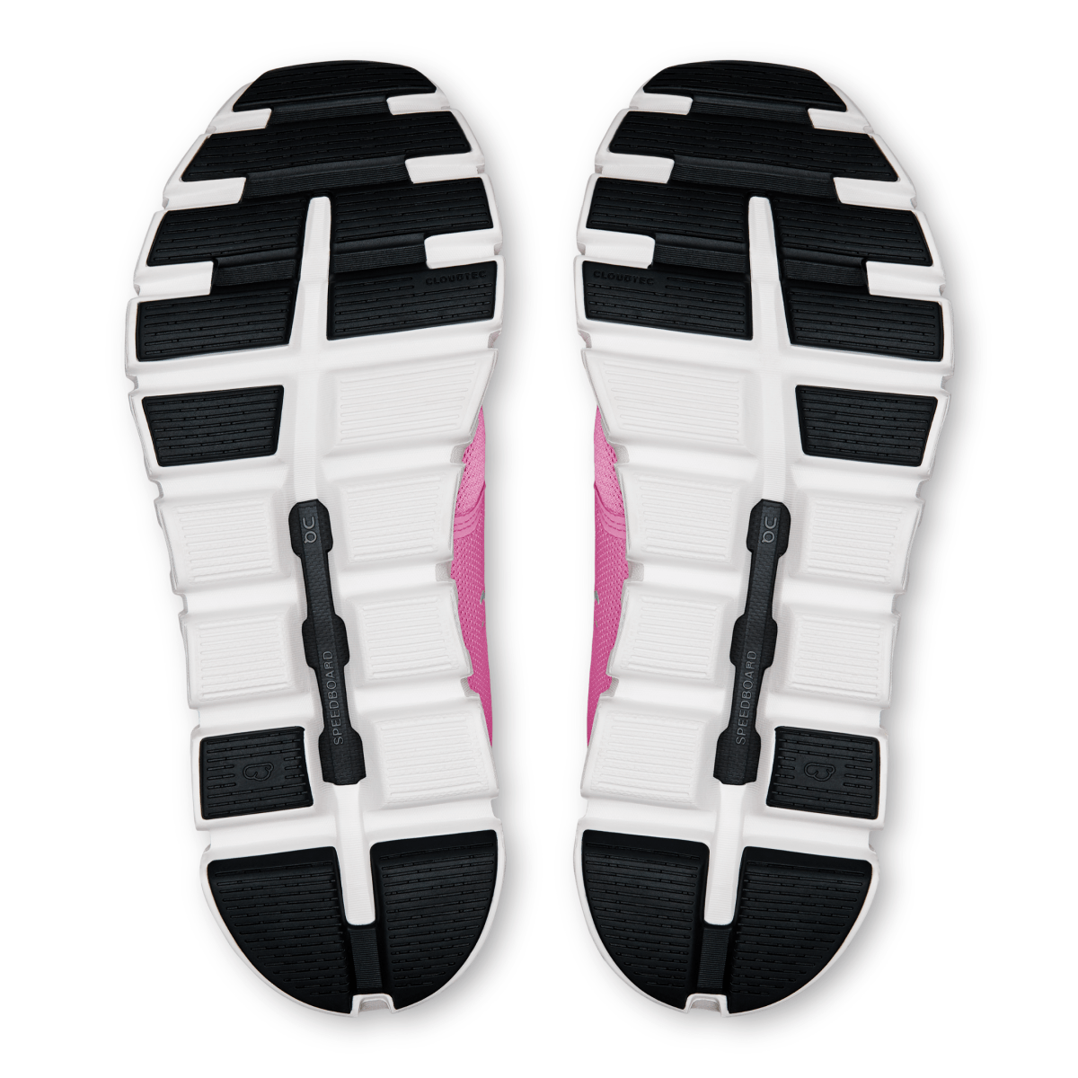 On Running Women's Cloud 6 Raspberry/White
