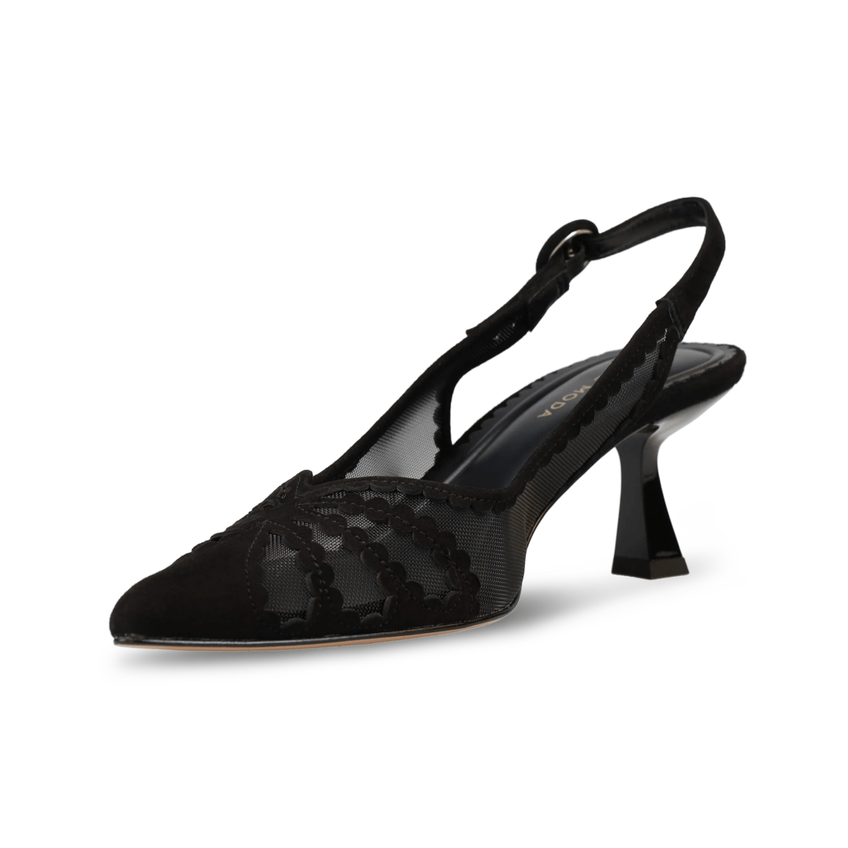 Pelle Moda Women's Jacie Black Suede/Mesh