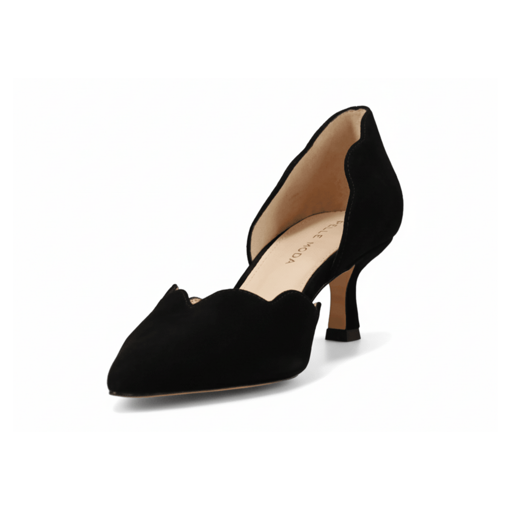 Pelle Moda Women's Keala Black Kidsuede