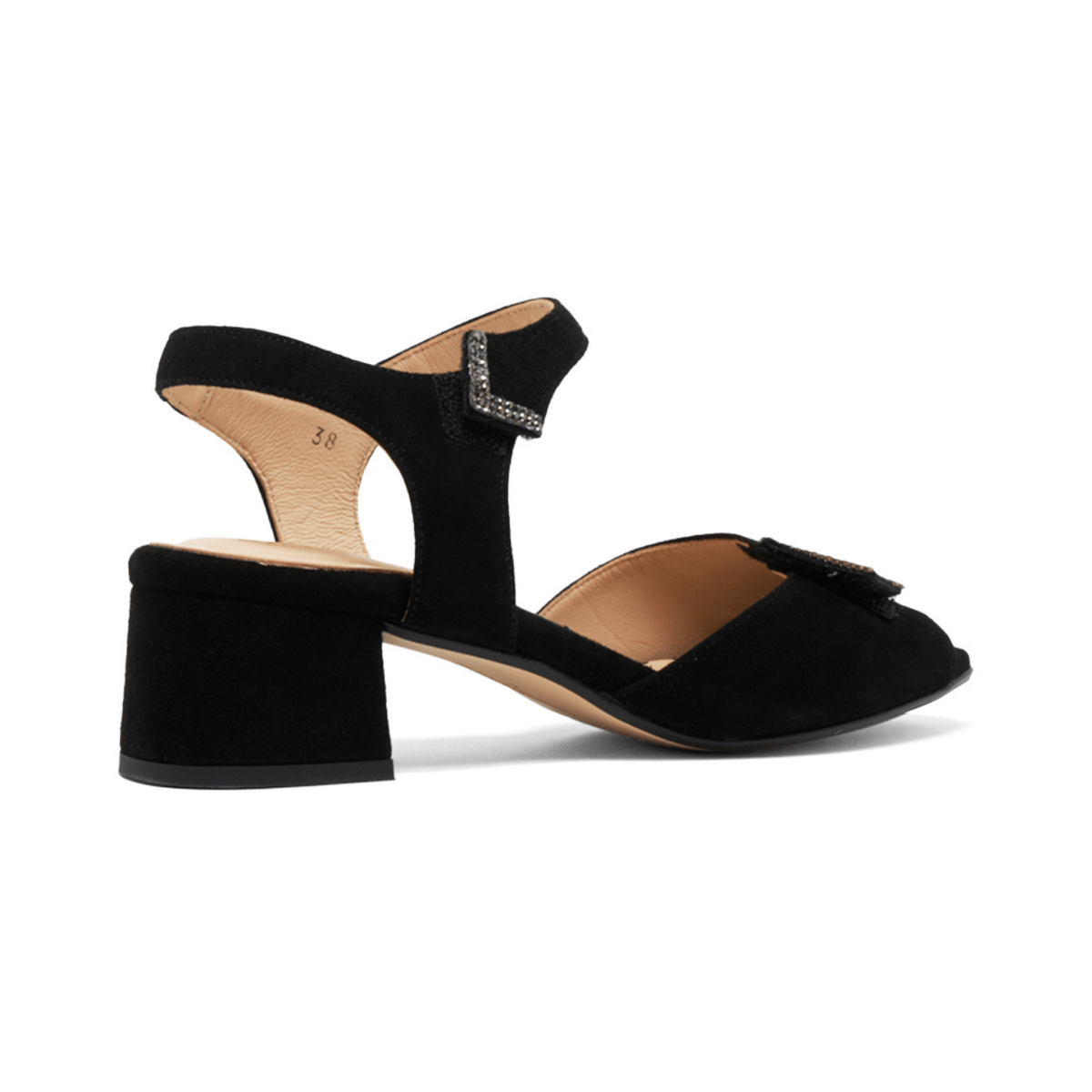 PieSanto Women's 230288 Black Suede