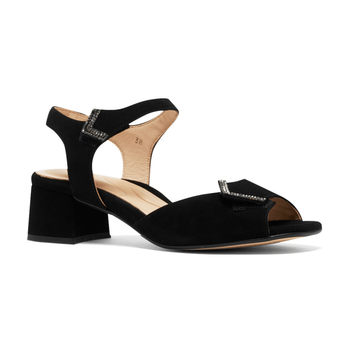 PieSanto Women's 230288 Black Suede