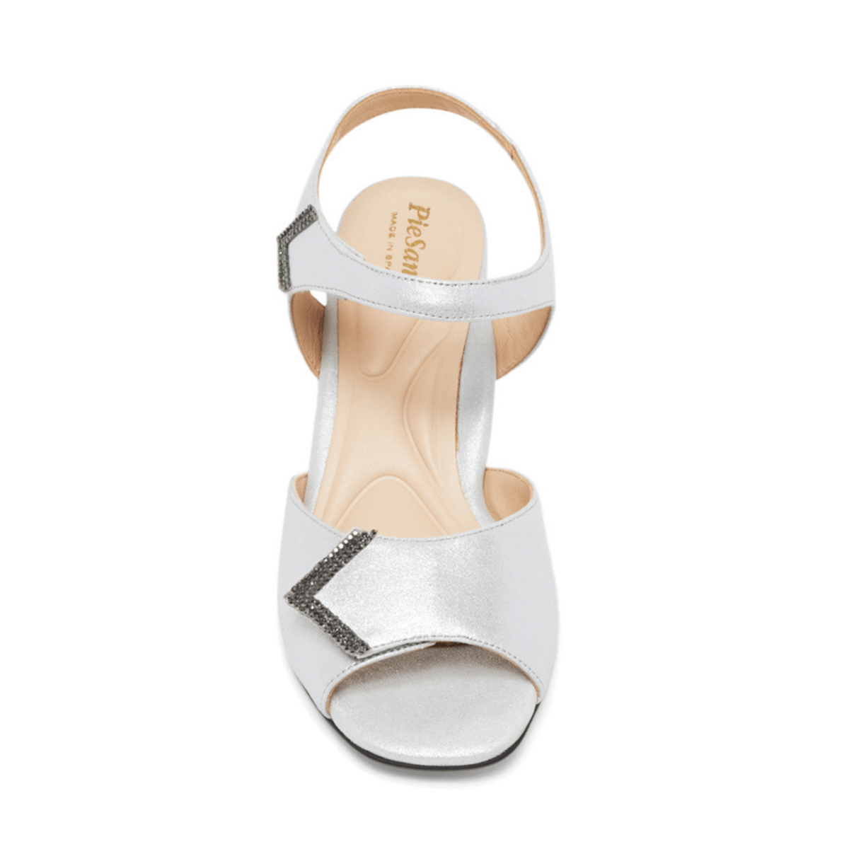 PieSanto Women's 230288 Pearl Silver Leather
