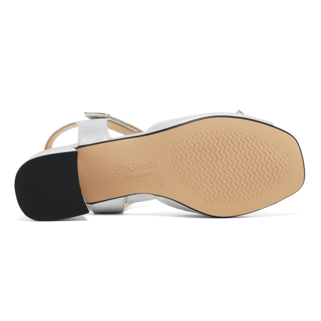PieSanto Women's 230288 Pearl Silver Leather