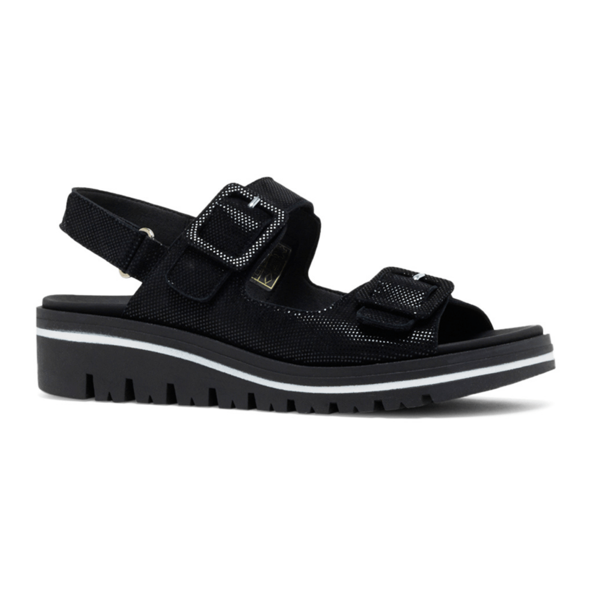 PieSanto Women's 230825 Black Dallas Leather