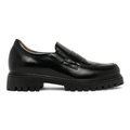 PieSanto Women's 235629 Black Calf Leather