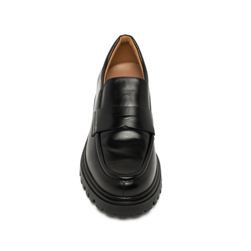 PieSanto Women's 235629 Black Calf Leather
