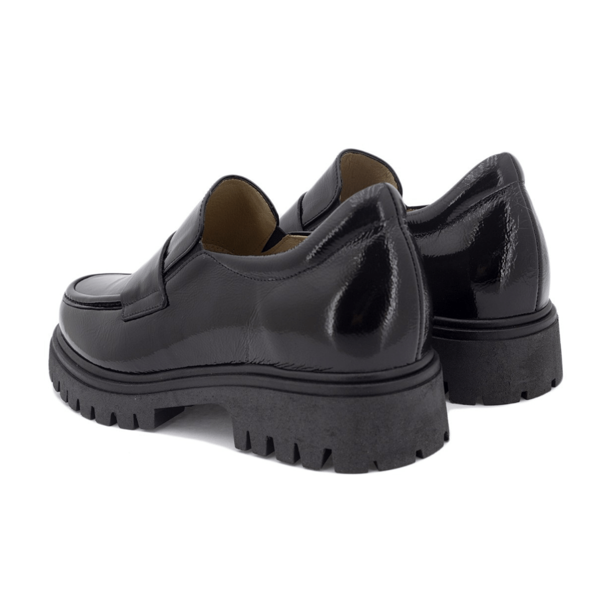 PieSanto Women's 235629 Black Patent Leather